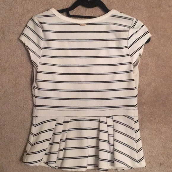Bebe striped peplum top - Picture 2 of 2